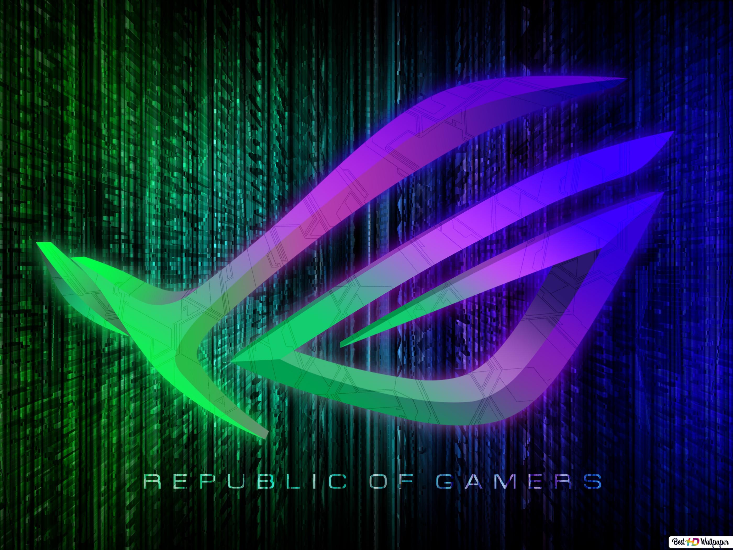 Rog Asus Tech Logo 4K Wallpapers