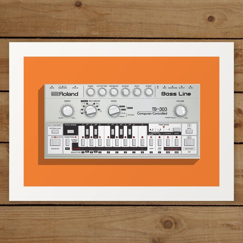 Roland Tb-303 Bassline Wallpapers