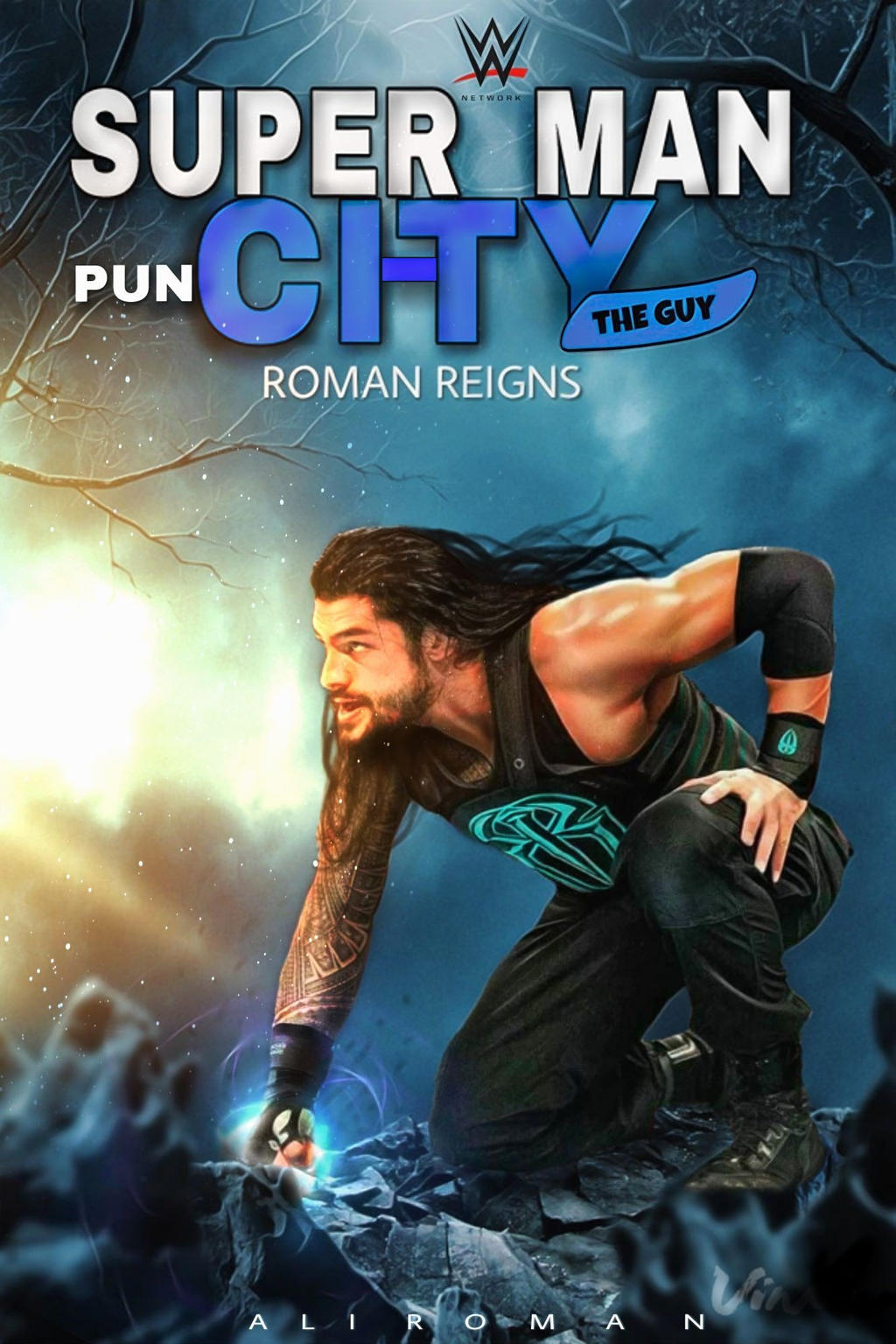 Roman Reigns - Super Man Punch Wallpapers