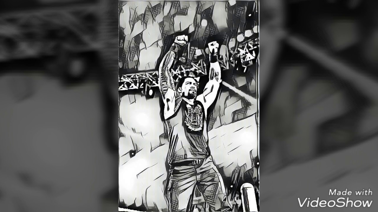 Roman Reigns Monochrome Wallpapers