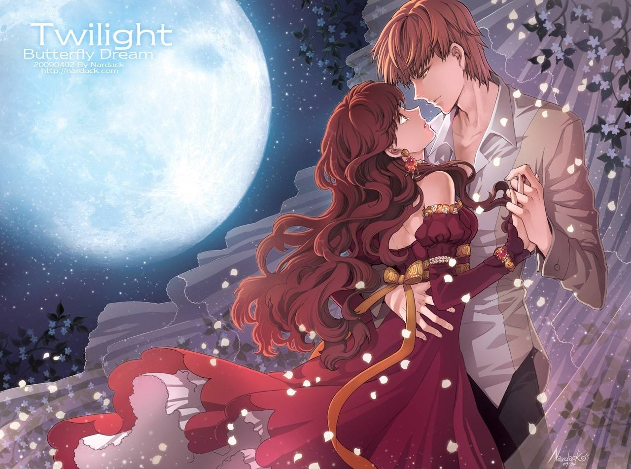 Romantic Animated Love Couple Wallpapers