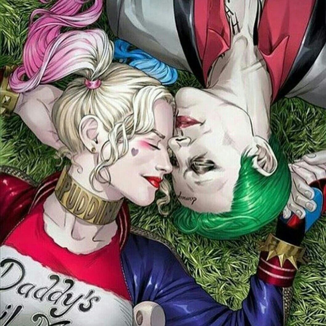 Romantic Harley Quinn And Joker Hd Wallpapers