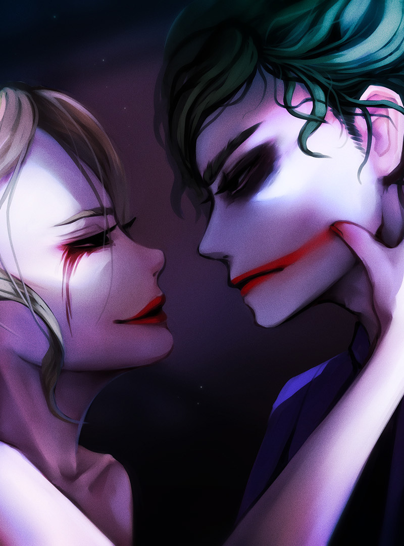 Romantic Harley Quinn And Joker Hd Wallpapers