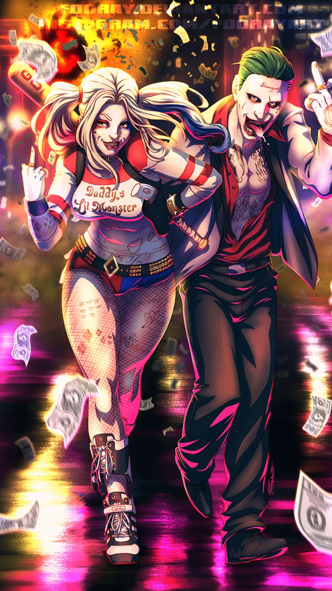 Romantic Joker And Harley Quinn Love Wallpapers