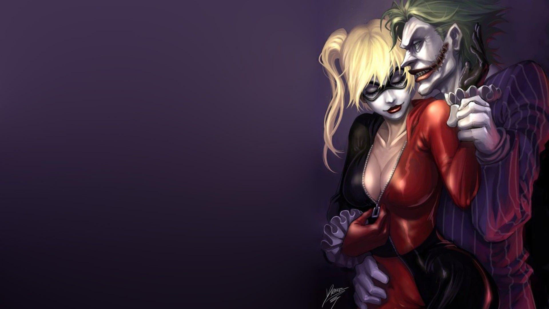 Romantic Joker And Harley Quinn Love Wallpapers