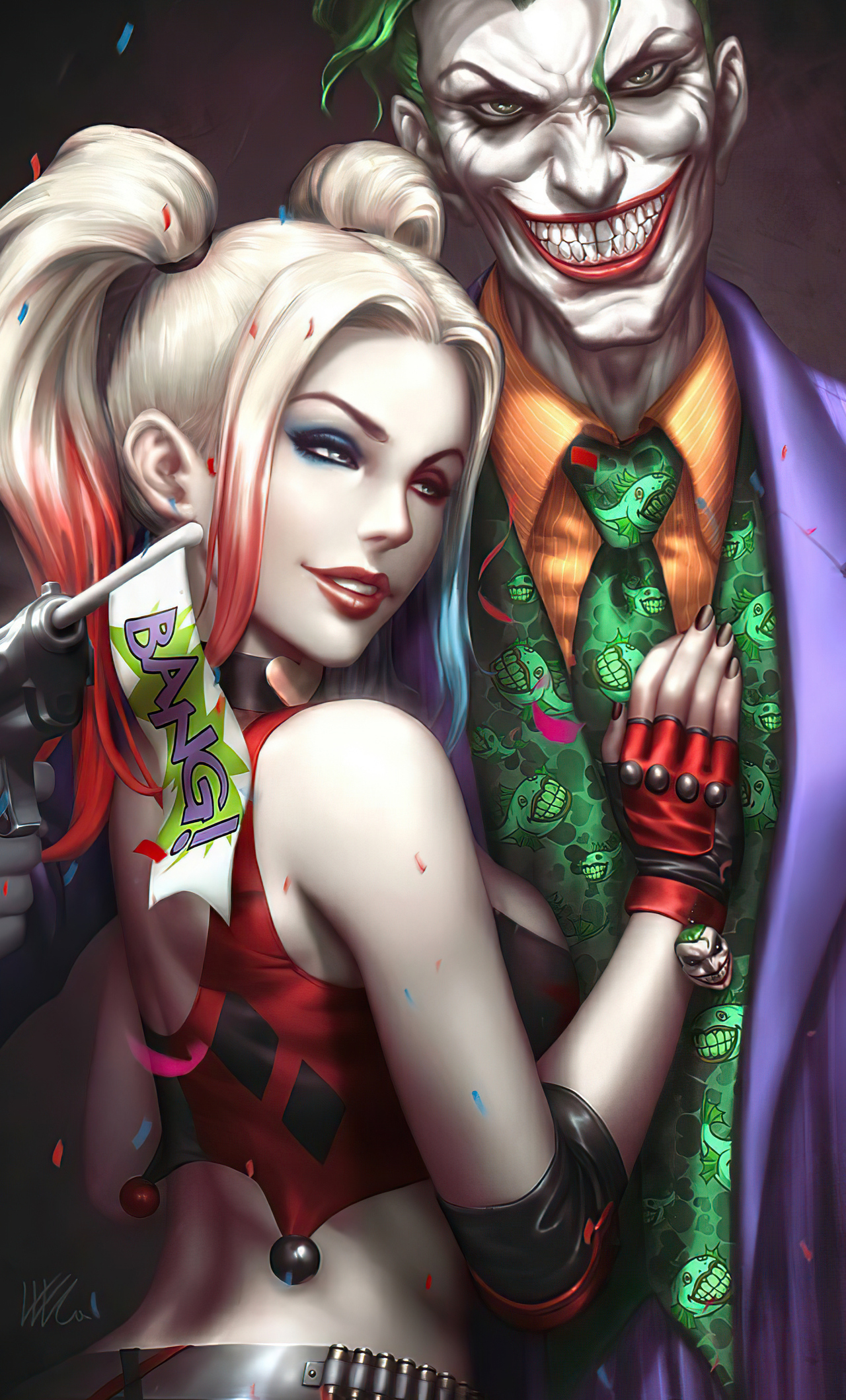 Romantic Joker And Harley Quinn Love Wallpapers