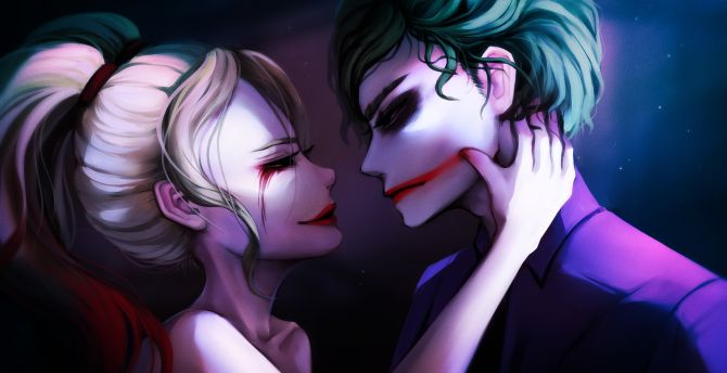 Romantic Joker And Harley Quinn Love Wallpapers