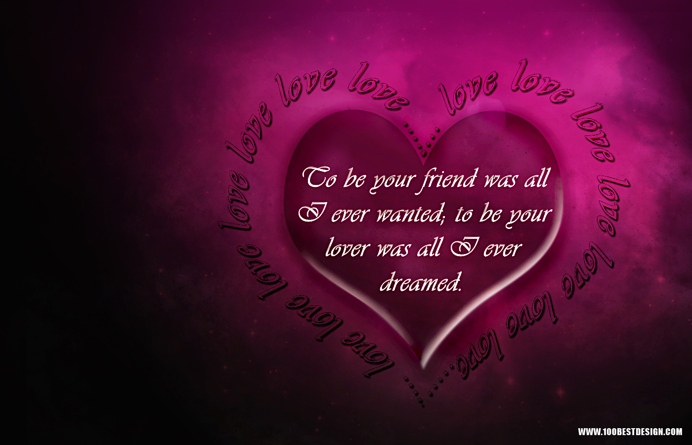 Romantic With Quotes Wallpapers