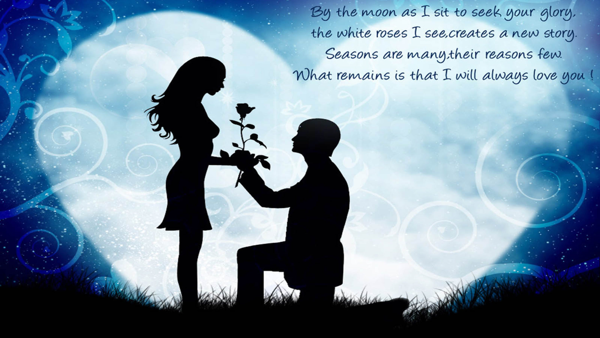 Romantic With Quotes Wallpapers