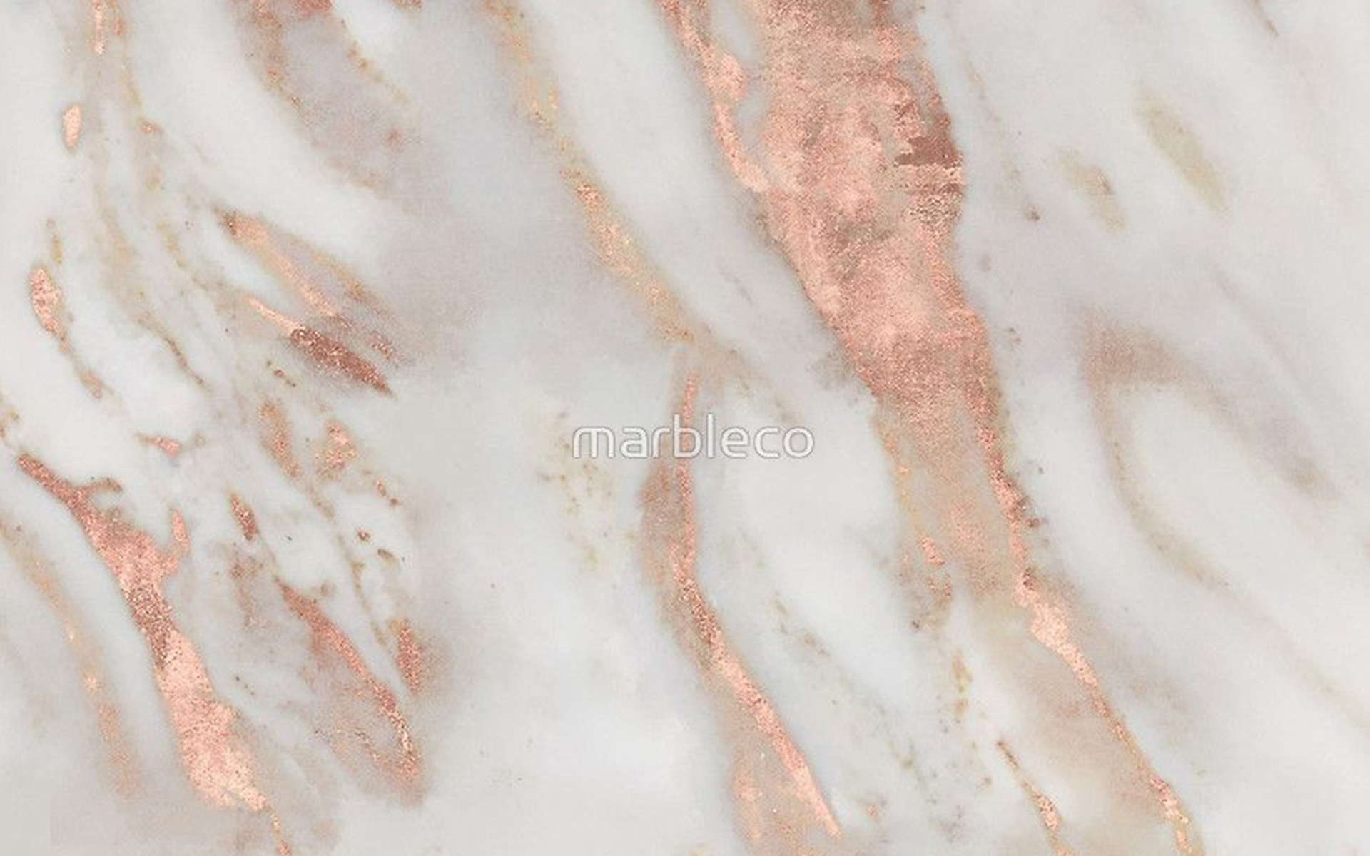 Rose Gold Aesthetic Marble Background