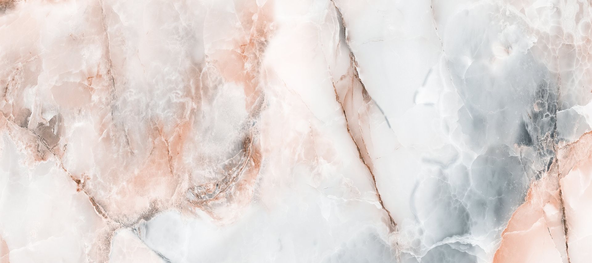 Rose Gold Aesthetic Marble Background