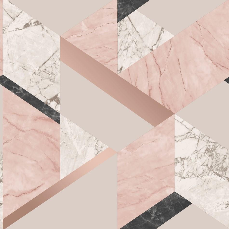 Rose Gold Aesthetic Marble Background