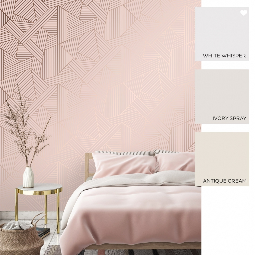 Rose Gold Bedroom Wallpapers