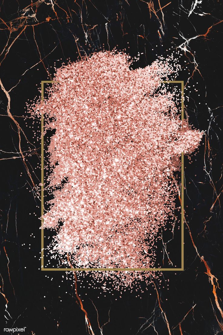 Rose Gold Black Glitter Background