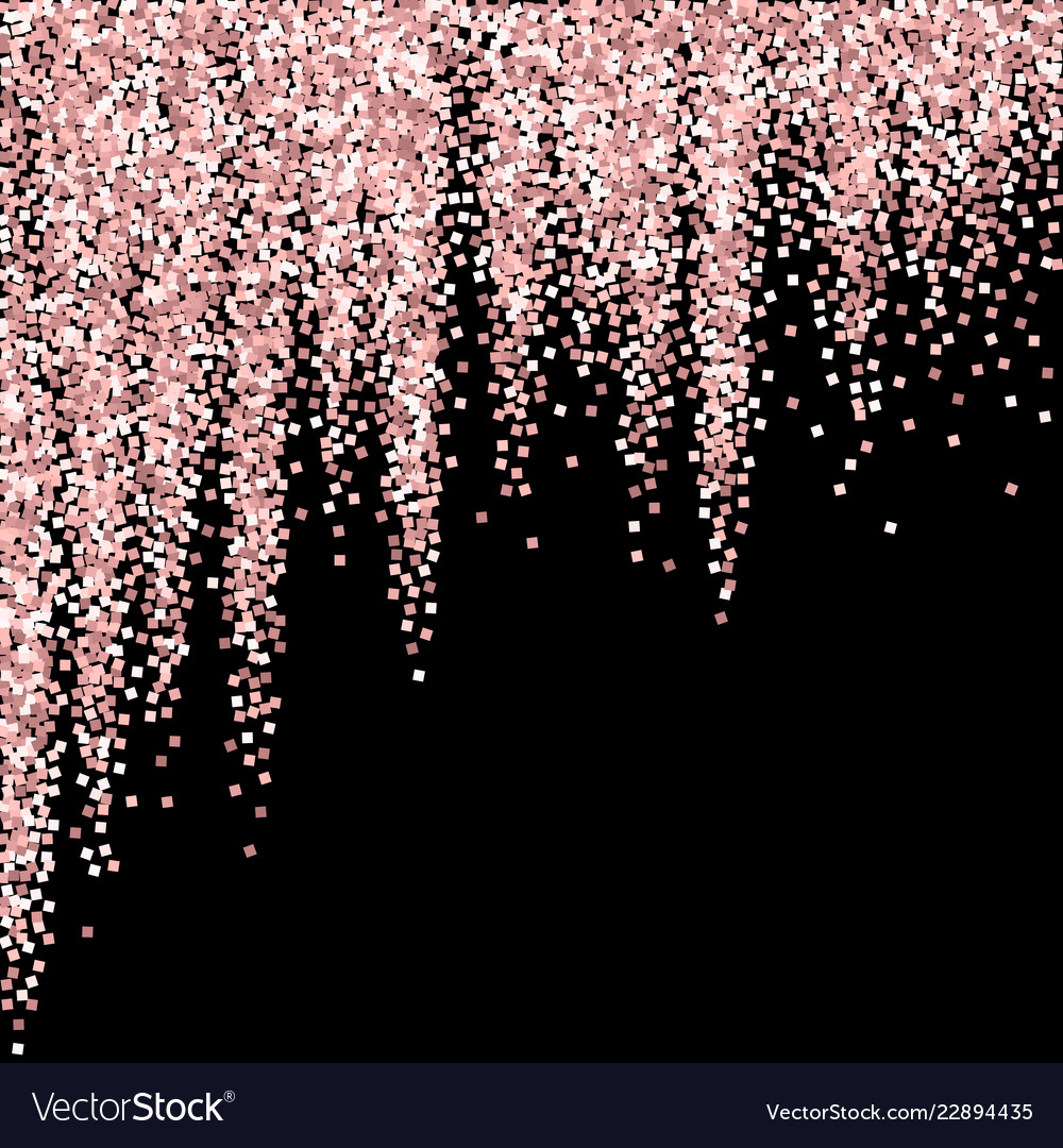 Rose Gold Black Glitter Background