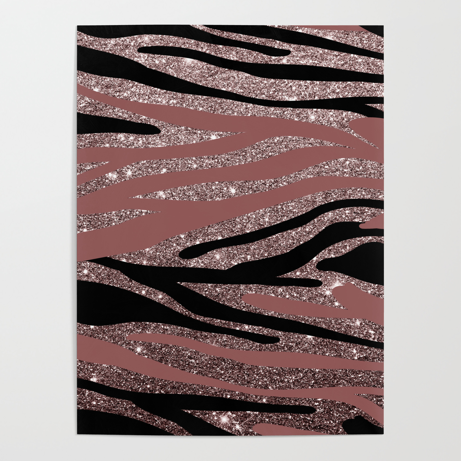 Rose Gold Black Glitter Wallpapers