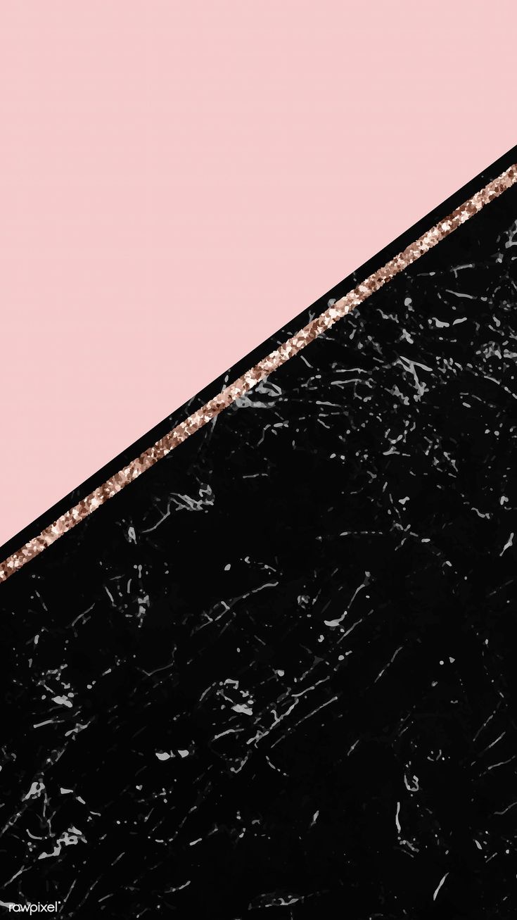 Rose Gold Black Marble Wallpapers