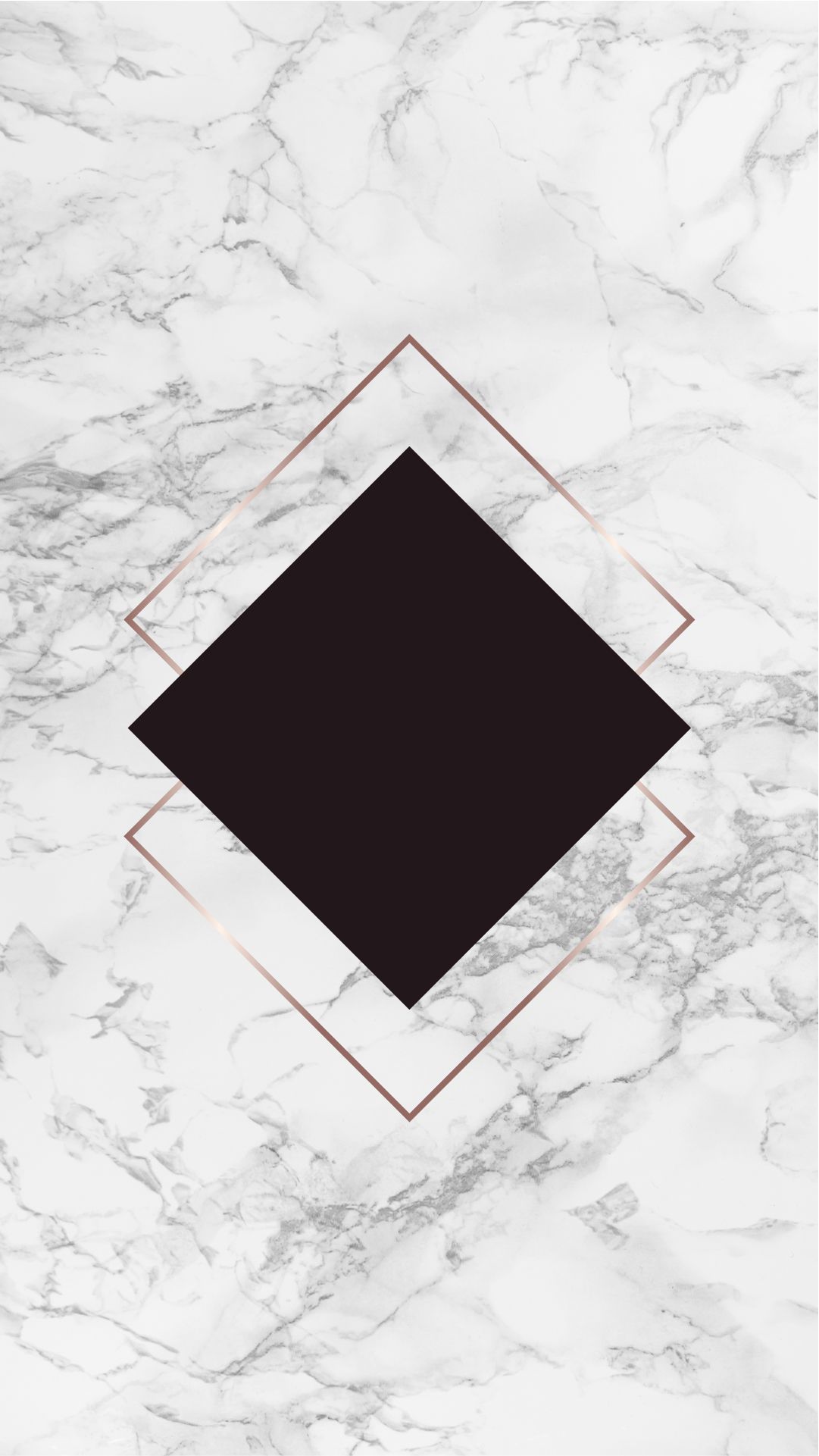 Rose Gold Black Marble Wallpapers