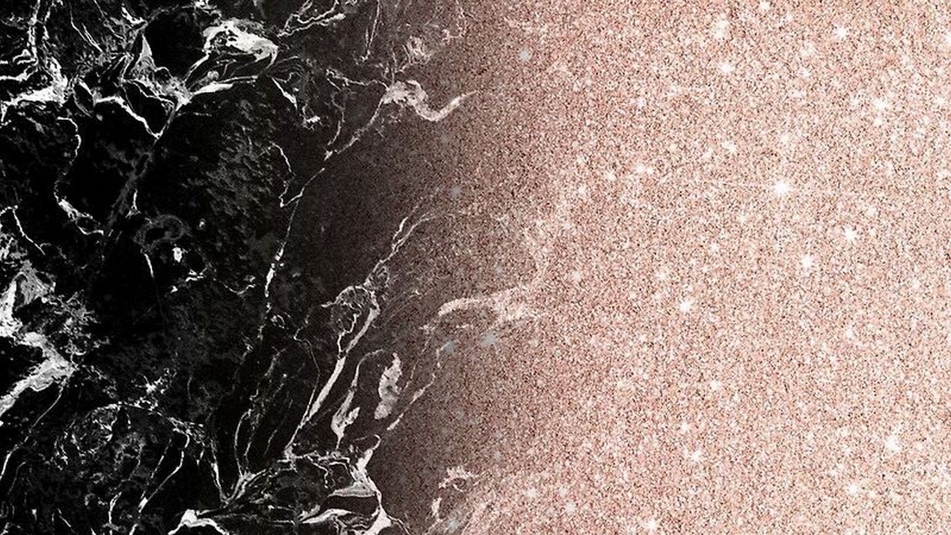 Rose Gold Black Marble Wallpapers