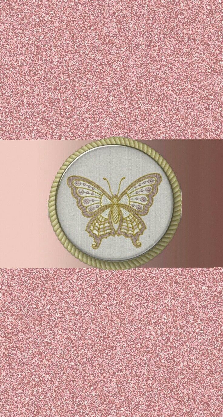 Rose Gold Butterflies Wallpapers