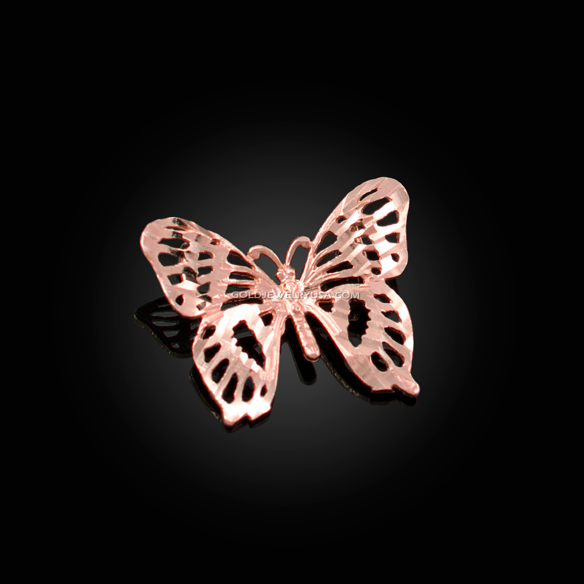 Rose Gold Butterflies Wallpapers