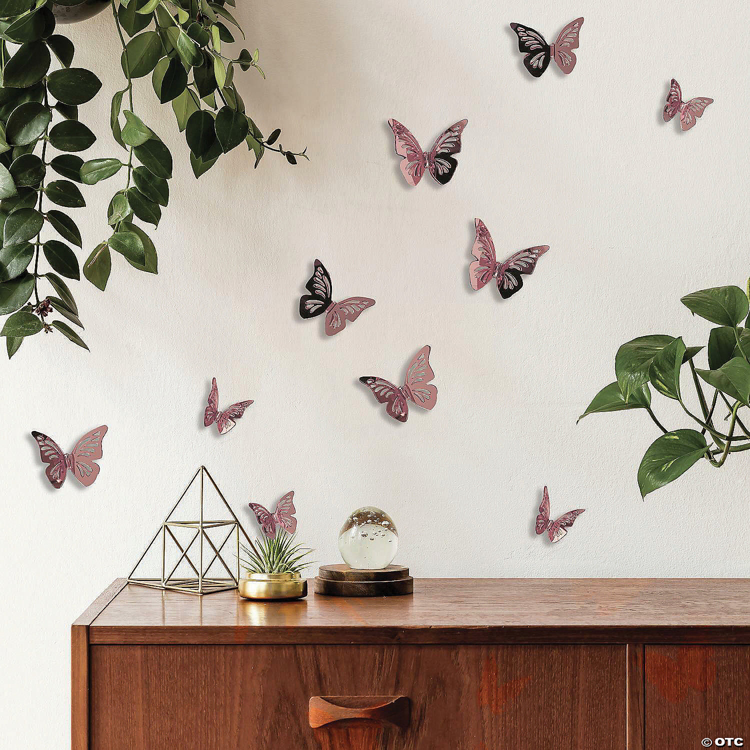 Rose Gold Butterflies Wallpapers