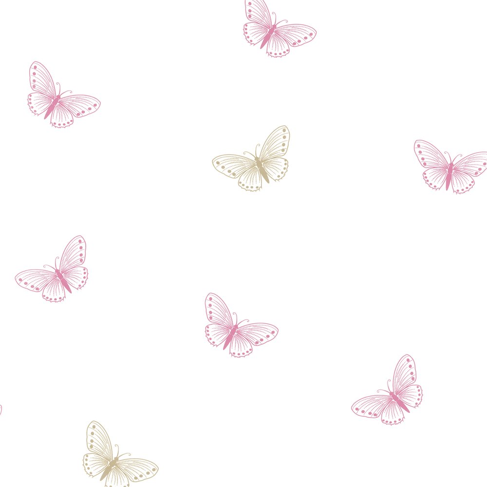 Rose Gold Butterflies Wallpapers