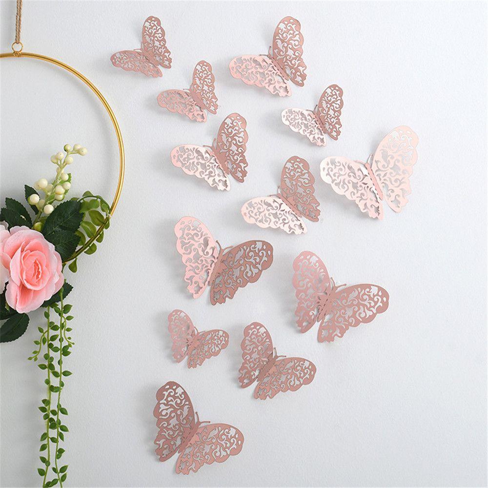 Rose Gold Butterflies Wallpapers