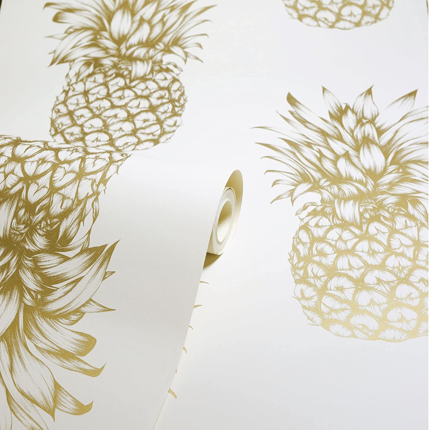 Rose Gold Cute Pineapple Wallpapers