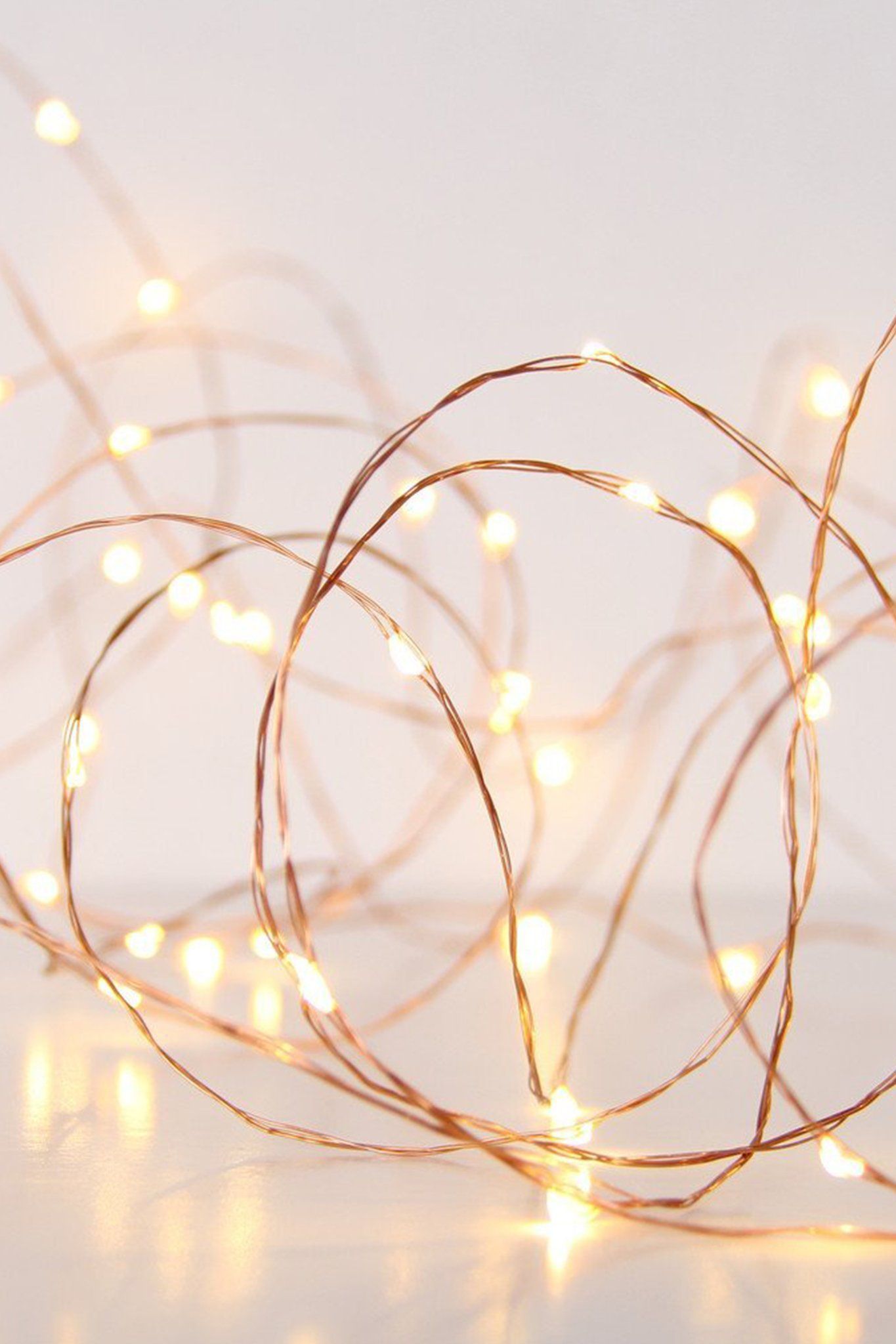 Rose Gold Fairy Lights Wallpapers