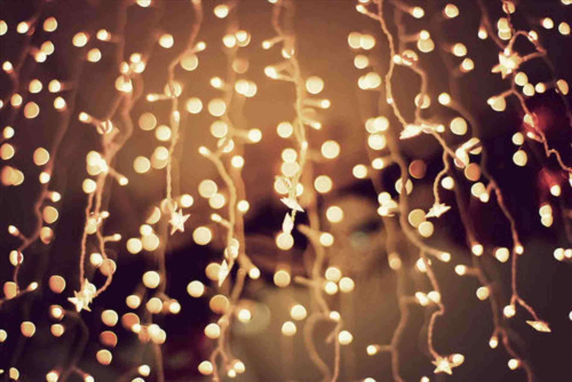 Rose Gold Fairy Lights Wallpapers