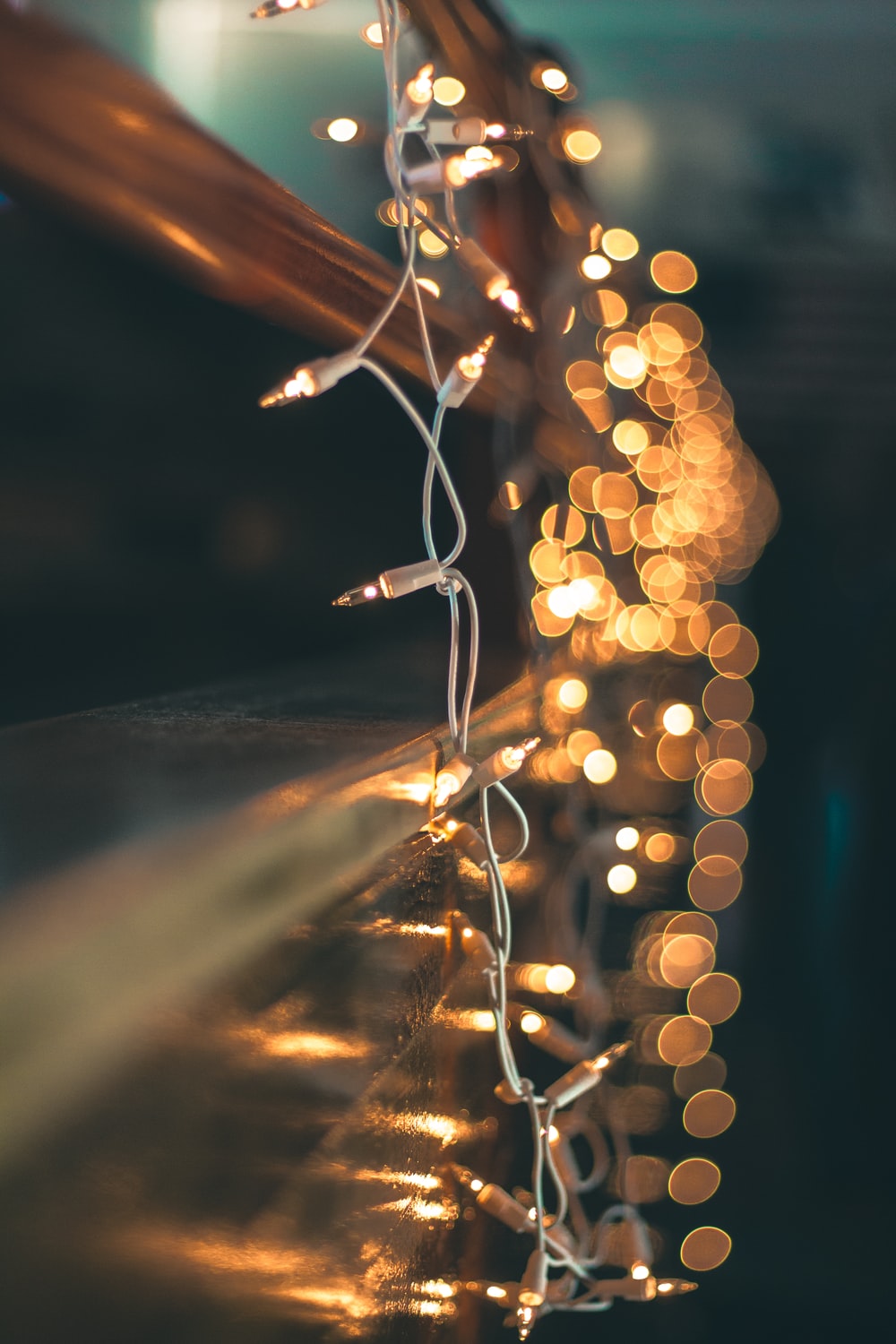 Rose Gold Fairy Lights Wallpapers