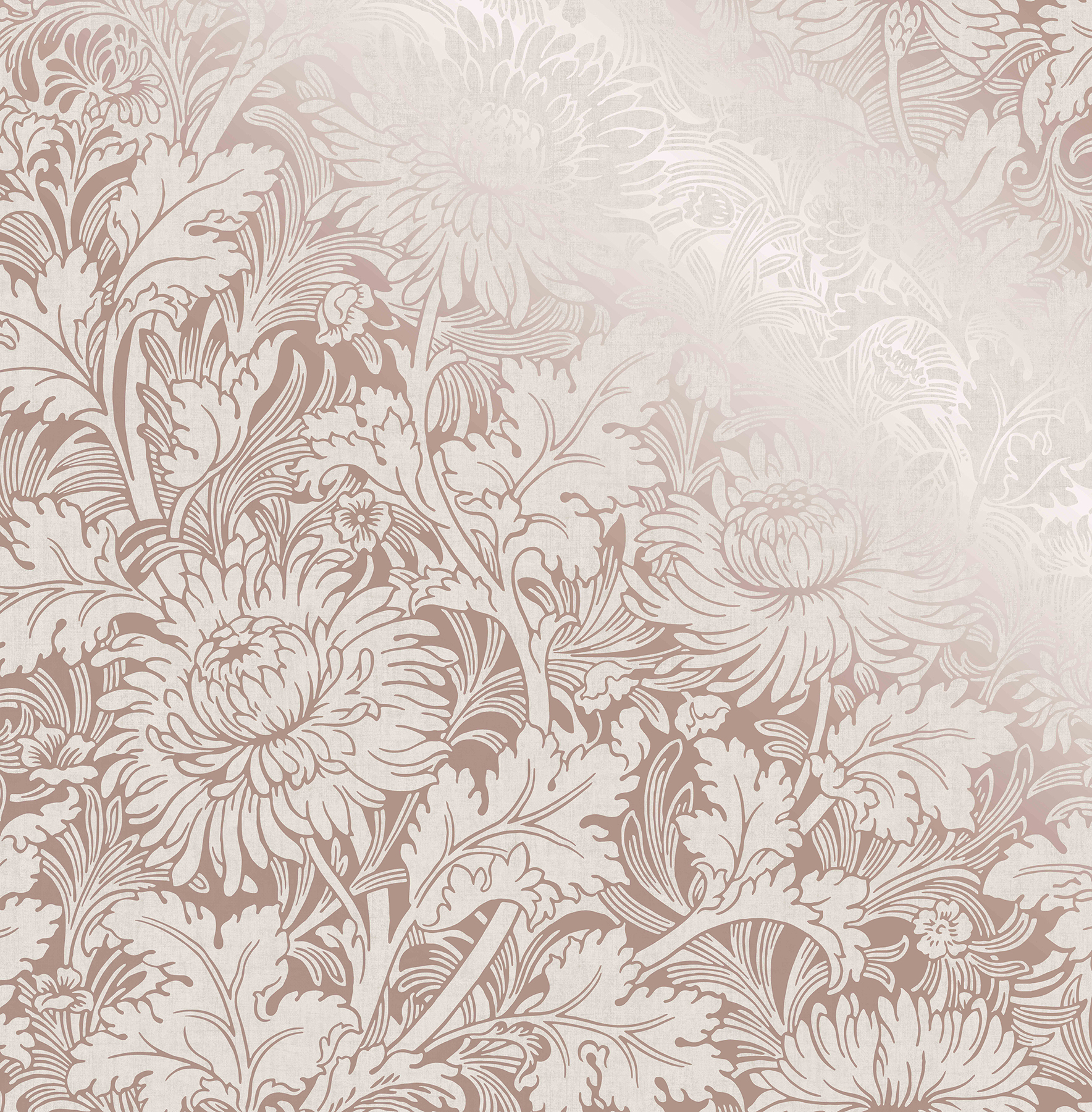 Rose Gold Floral Wallpapers