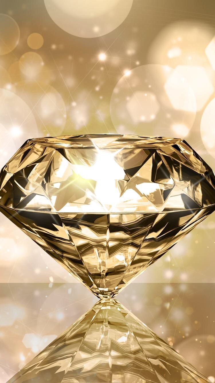Rose Gold High Resolution Diamond Background