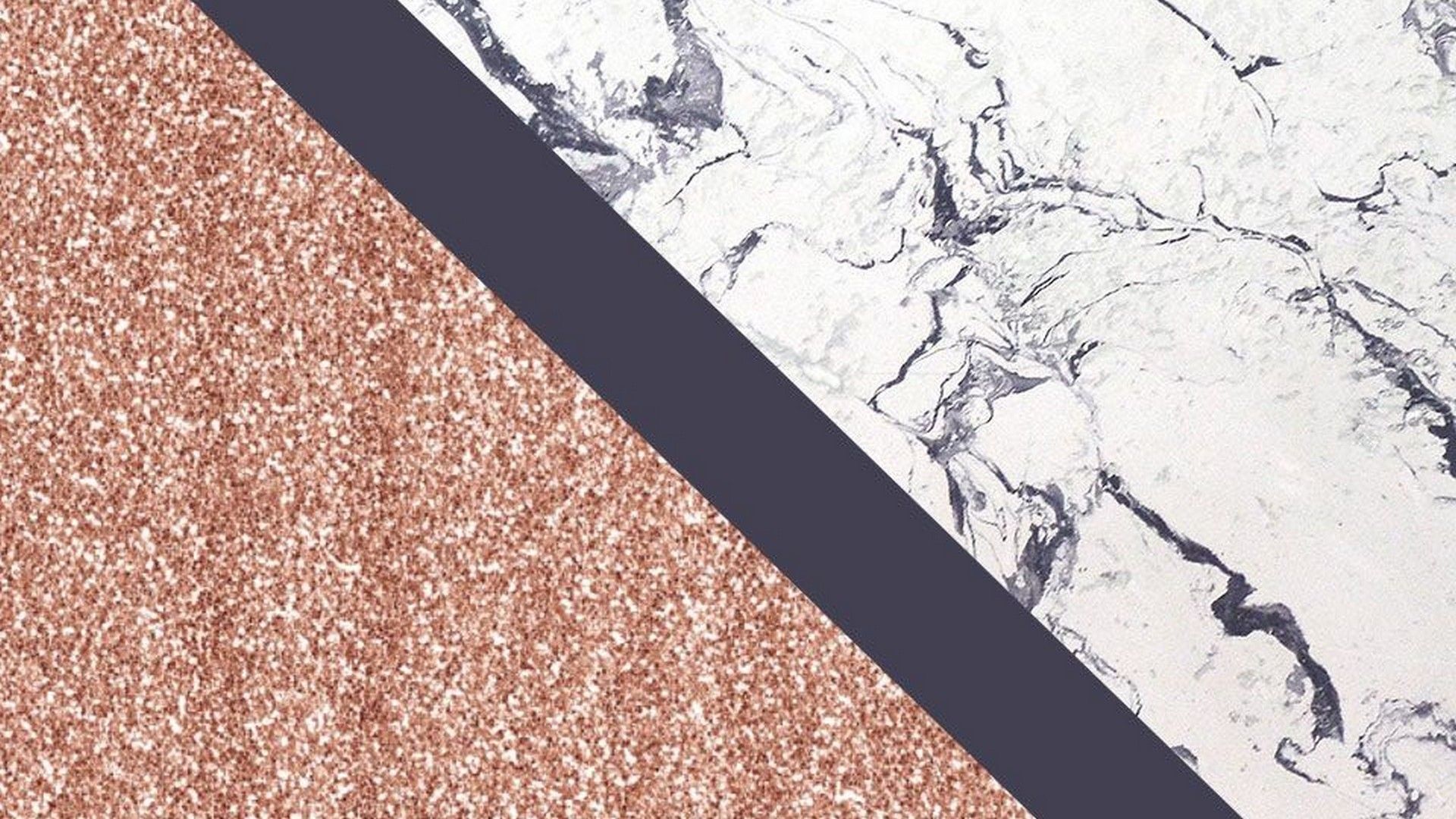 Rose Gold Marble Desktop Wallpapers