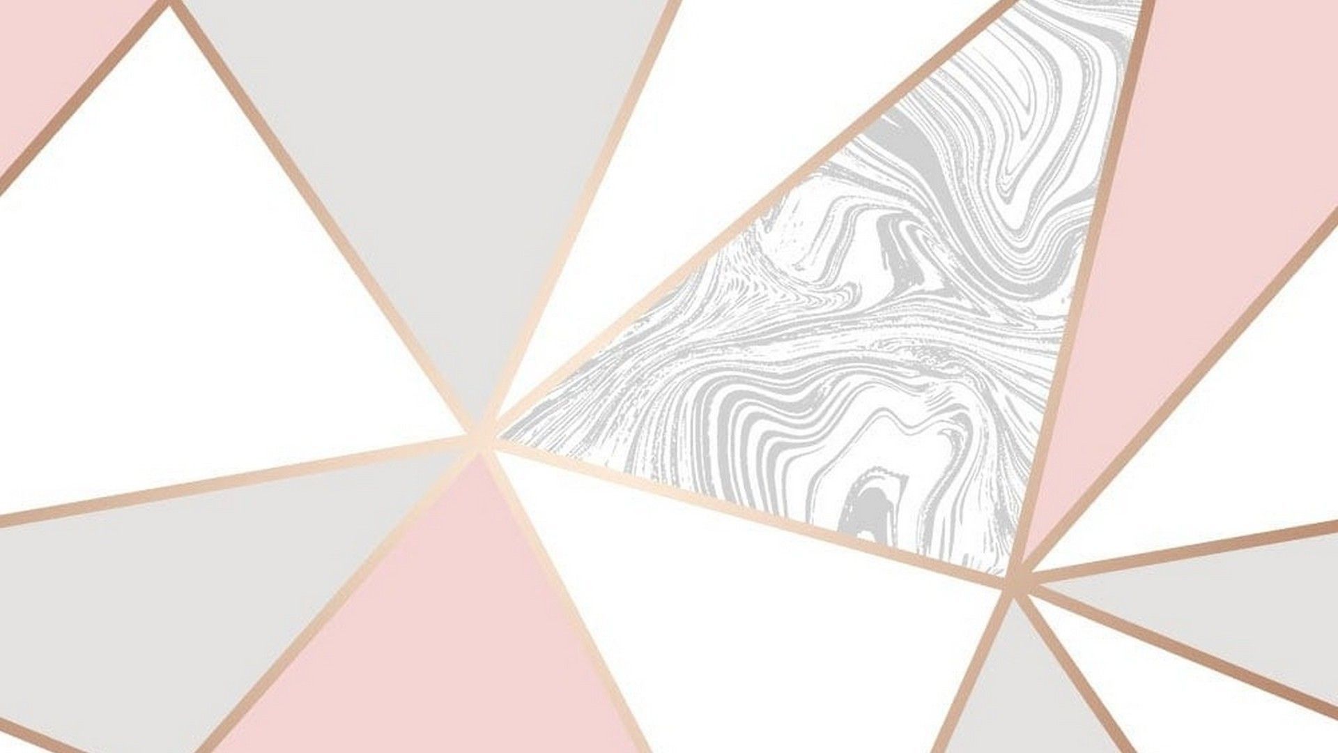 Rose Gold Marble Desktop Wallpapers