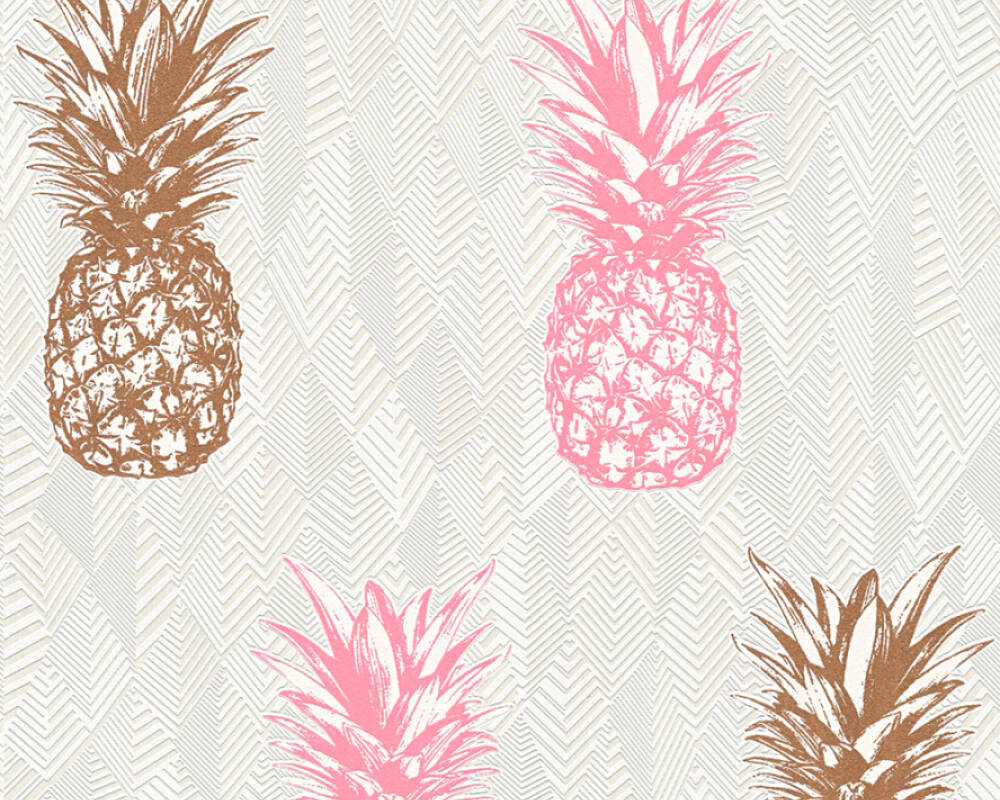 Rose Gold Pineapple Wallpapers