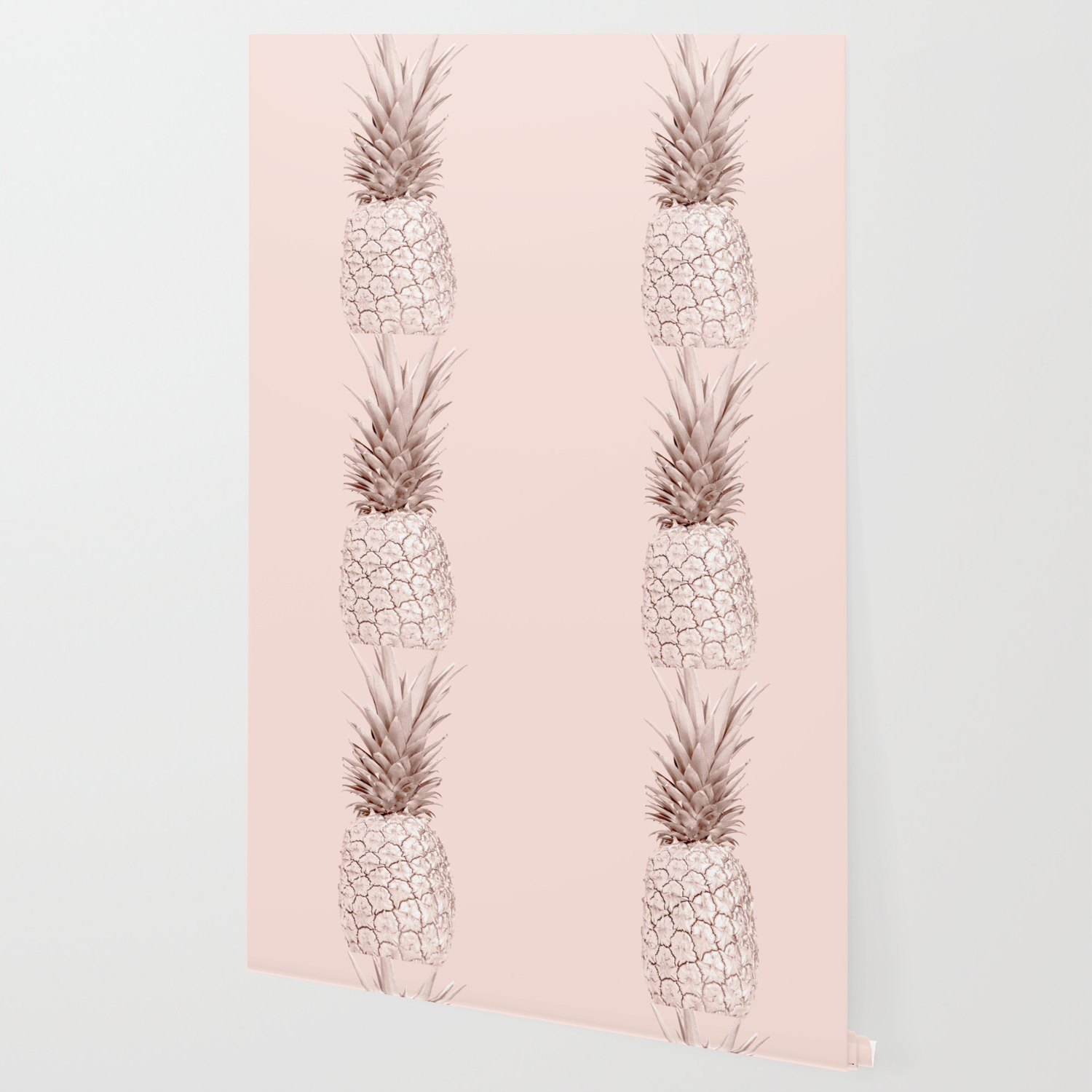 Rose Gold Pineapple Wallpapers