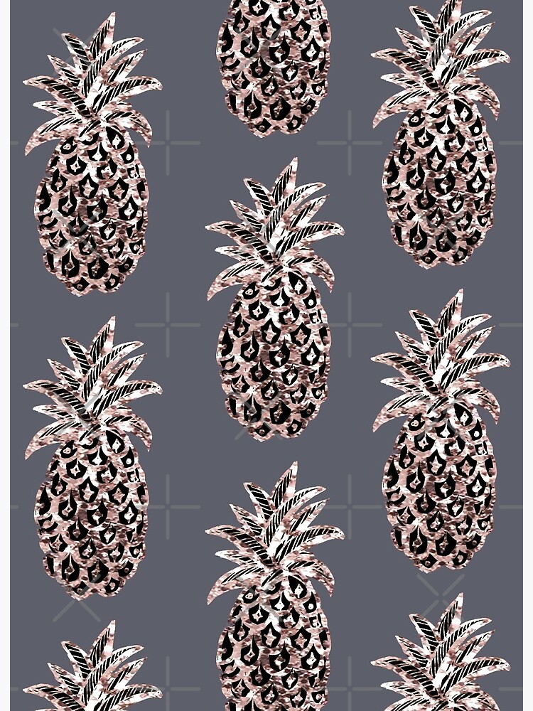 Rose Gold Pineapple Wallpapers