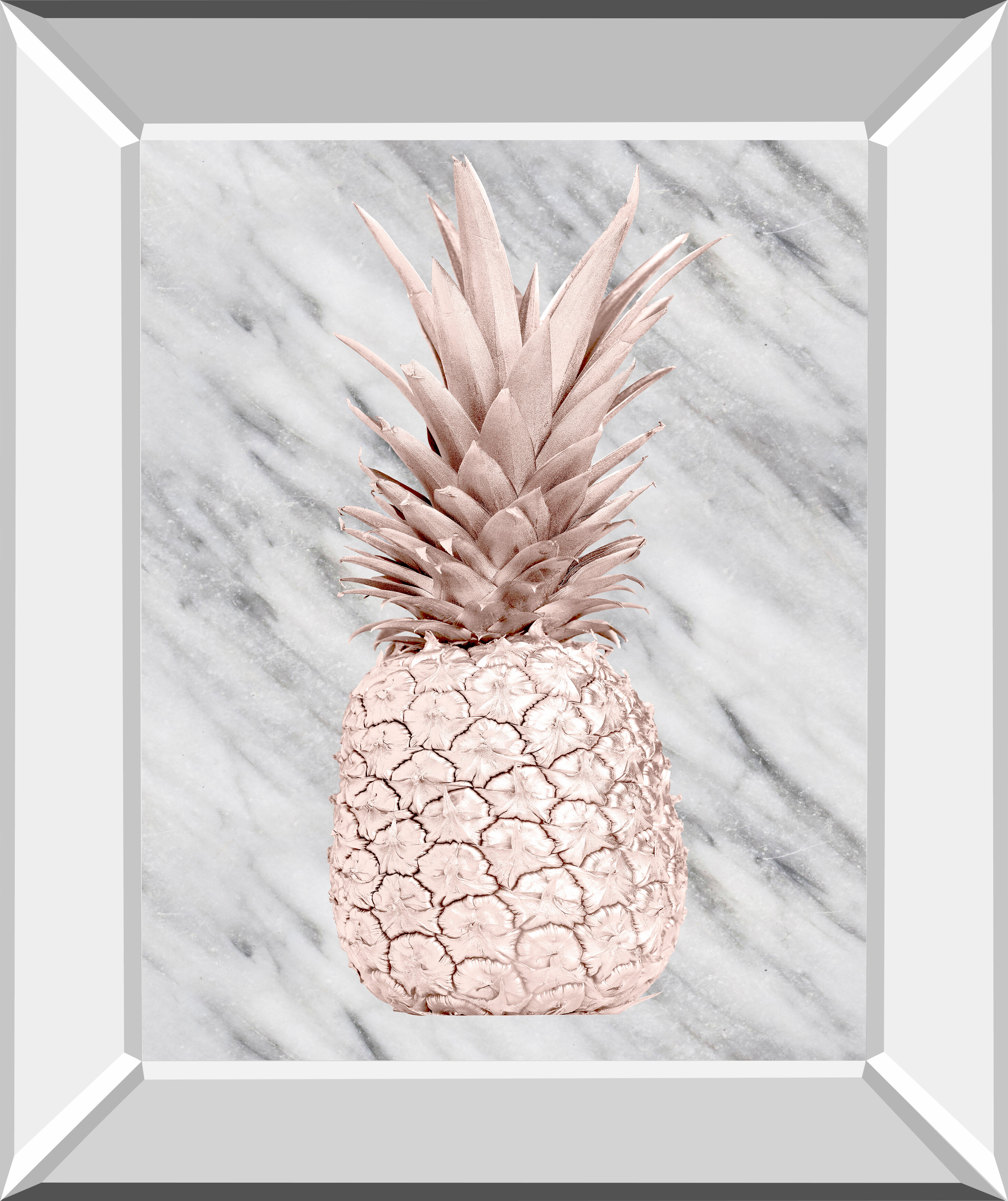 Rose Gold Pineapple Wallpapers