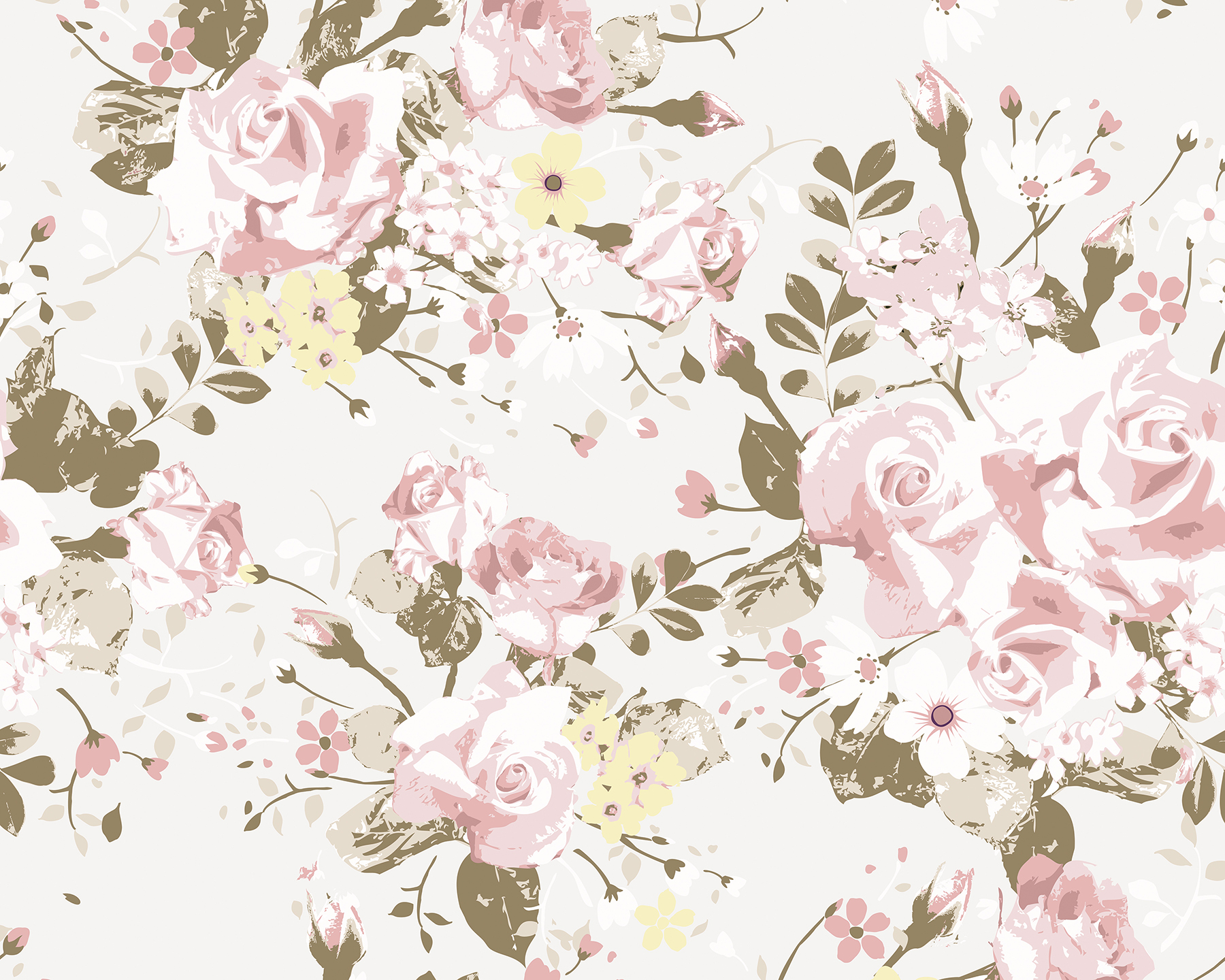 Rose Pattern Wallpapers