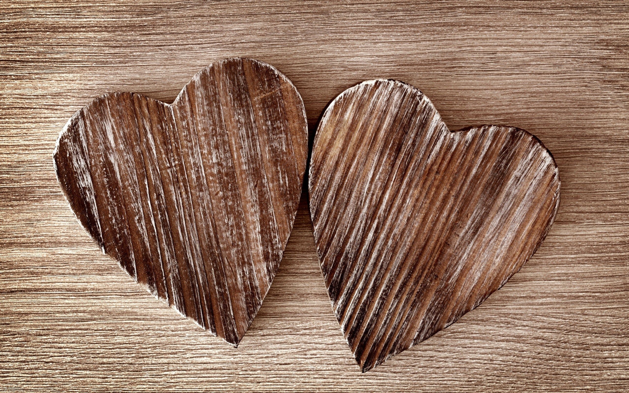 Rustic Heart Background