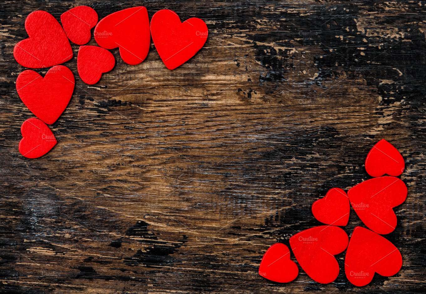 Rustic Heart Background