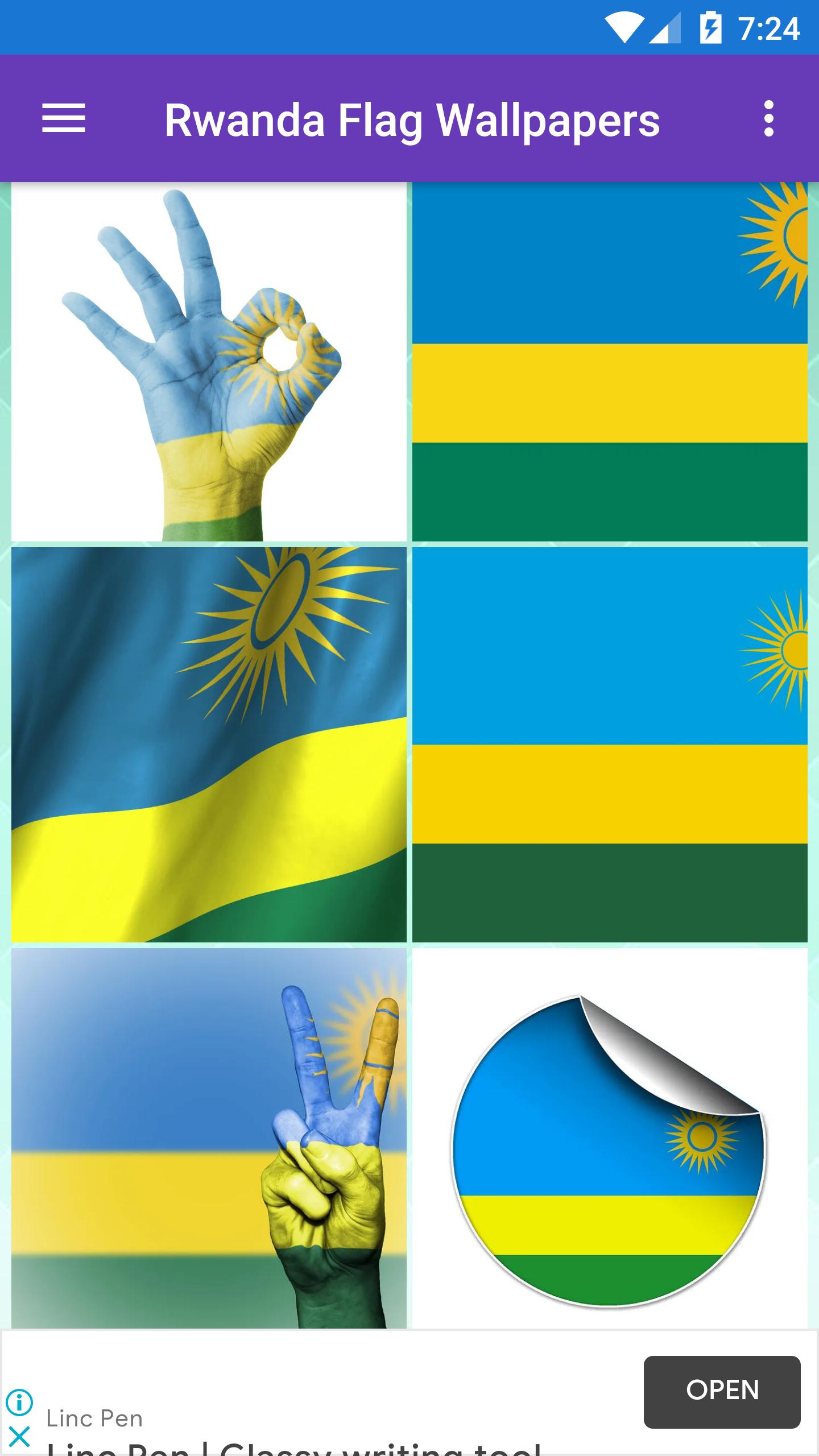 Rwanda Flag Wallpapers