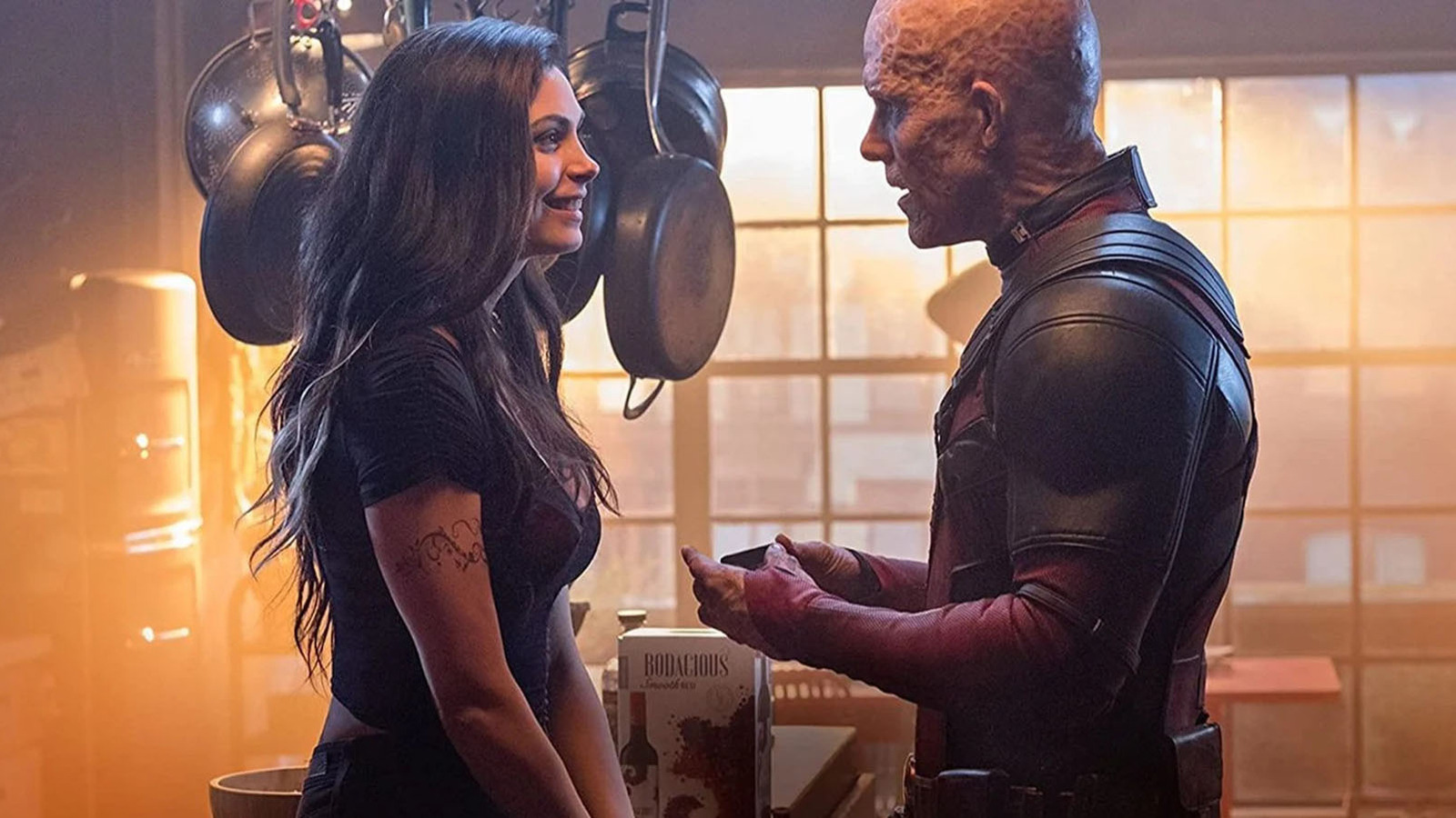 Ryan Reynolds And Morena Baccarin In Deadpool Wallpapers