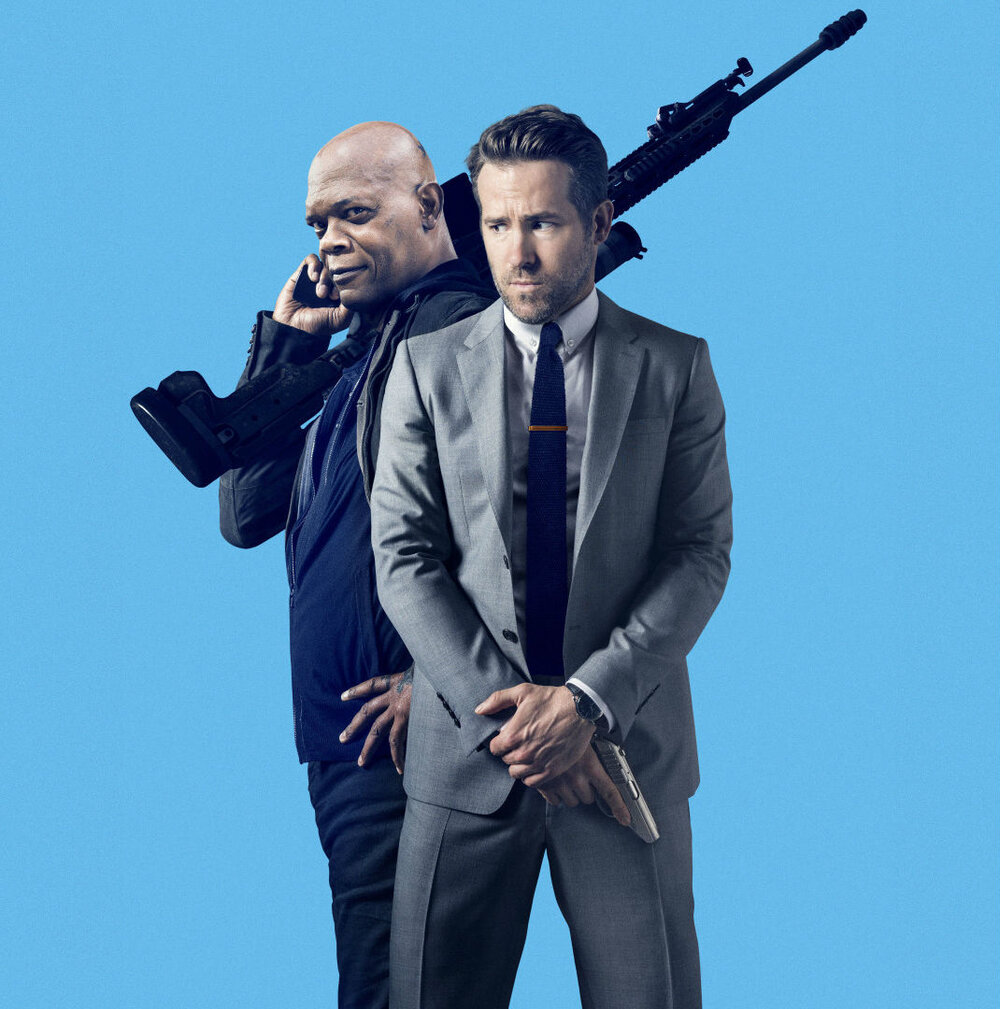 Ryan Reynolds And Samuel L Jackson In The Hitmans Bodyguard Wallpapers