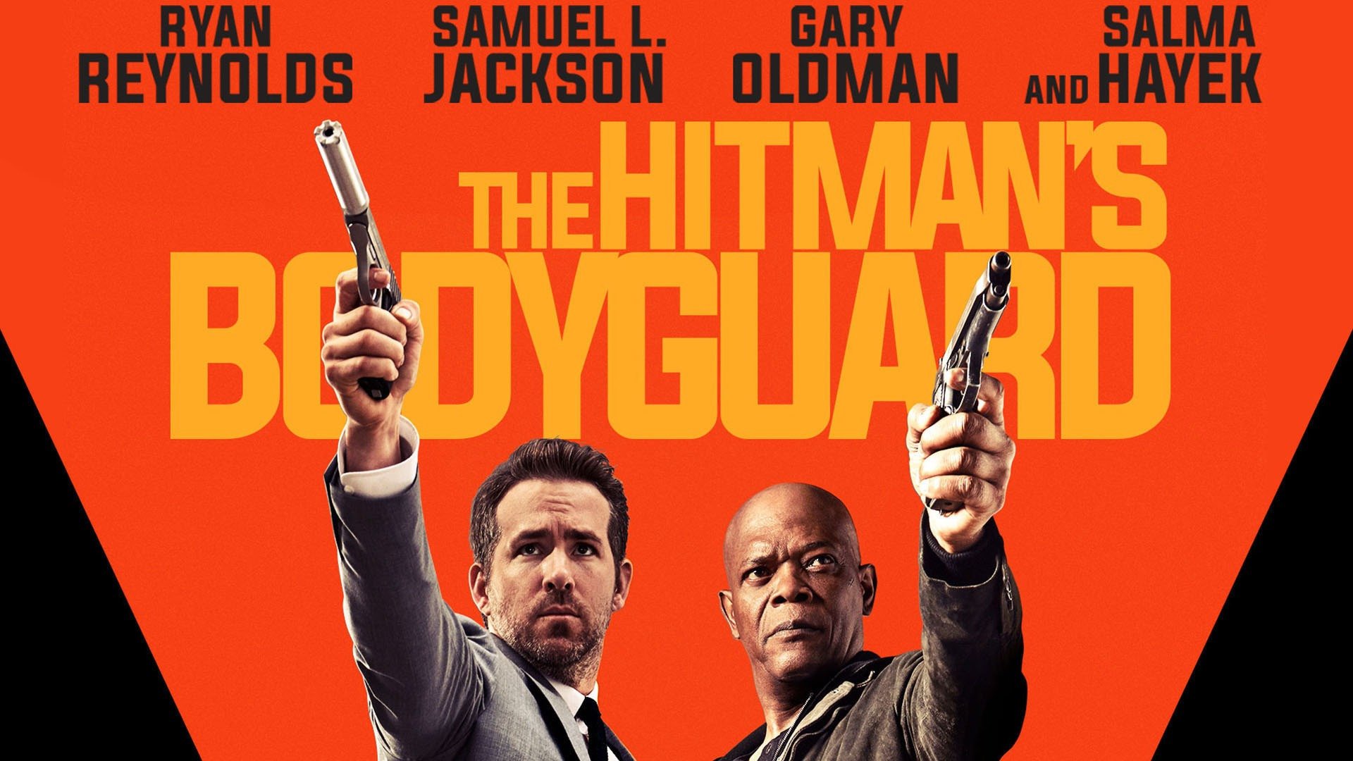 Ryan Reynolds And Samuel L Jackson In The Hitmans Bodyguard Wallpapers