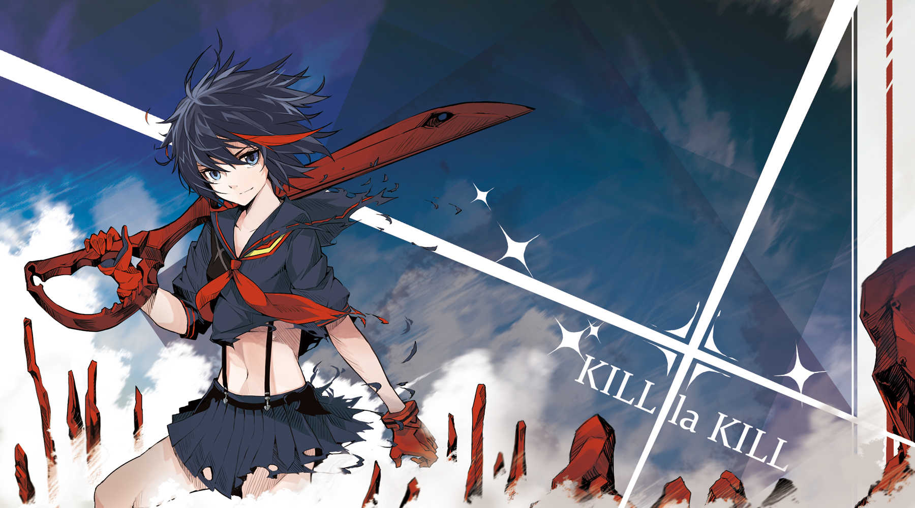Ryuko Matoi In Kill La Kill Wallpapers