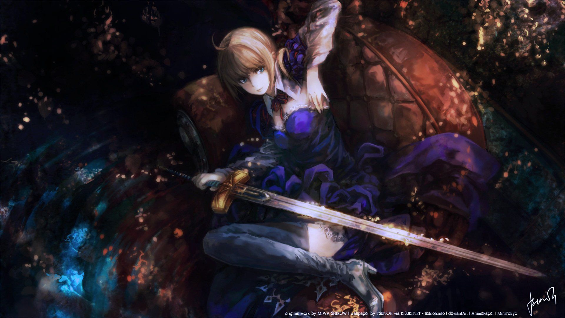 Saber Art Fate Series Wallpapers