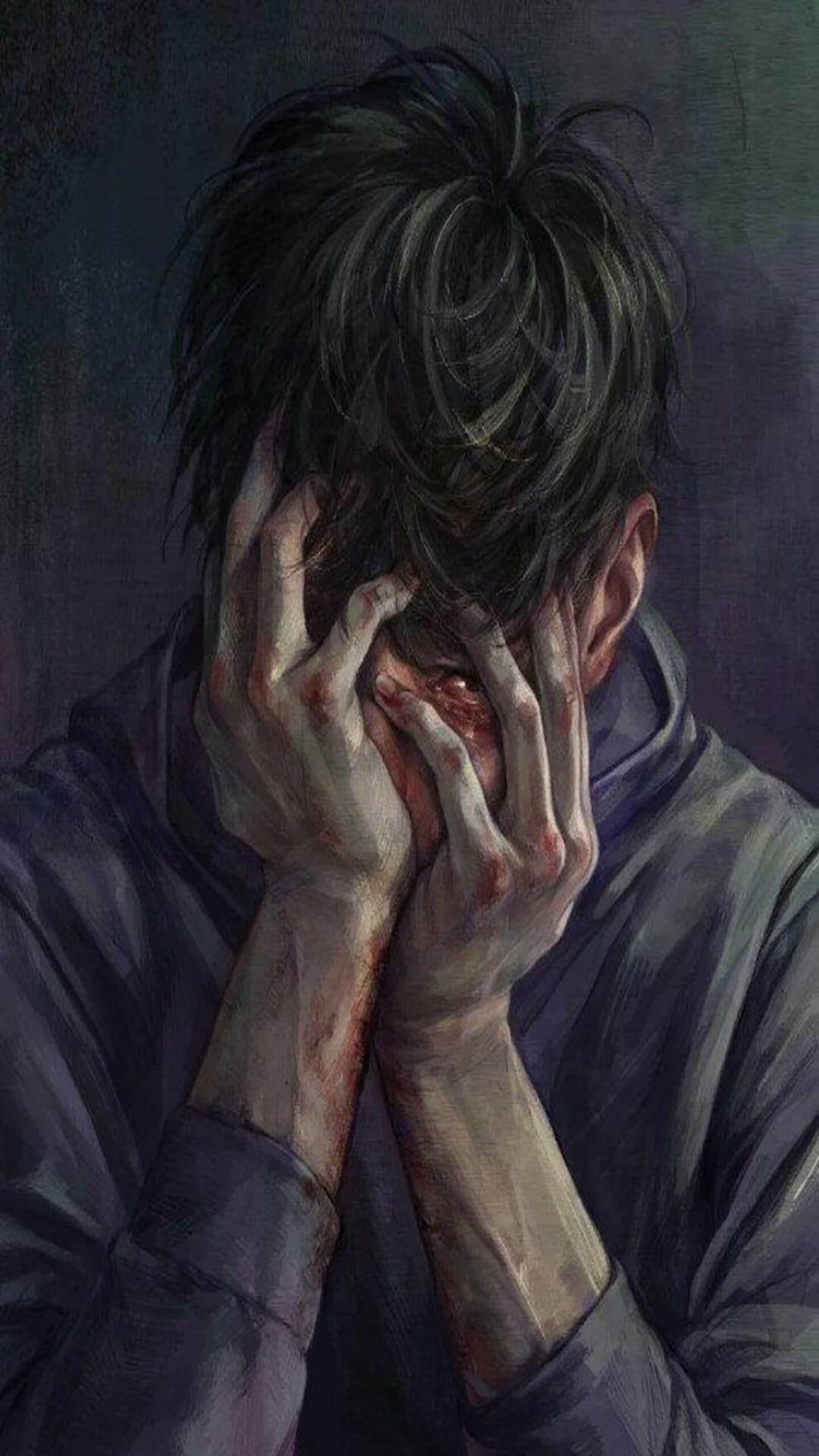 Sad Anime Boy Crying Wallpapers